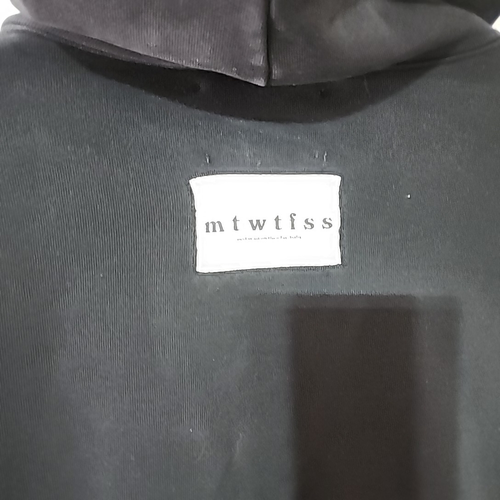 Thursday Brand Black Garment with Red Logo Tag HOODLE - Picture 7 of 7